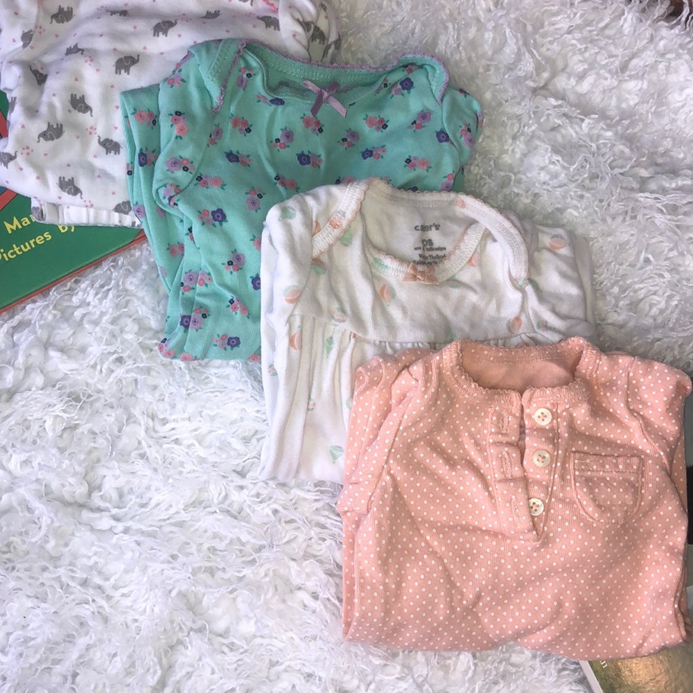 👶🏽 baby girl sleepwear / nightgown bundle